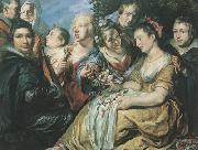Peter Paul Rubens The Artist with the Van Noort Family (MK01) oil painting picture wholesale